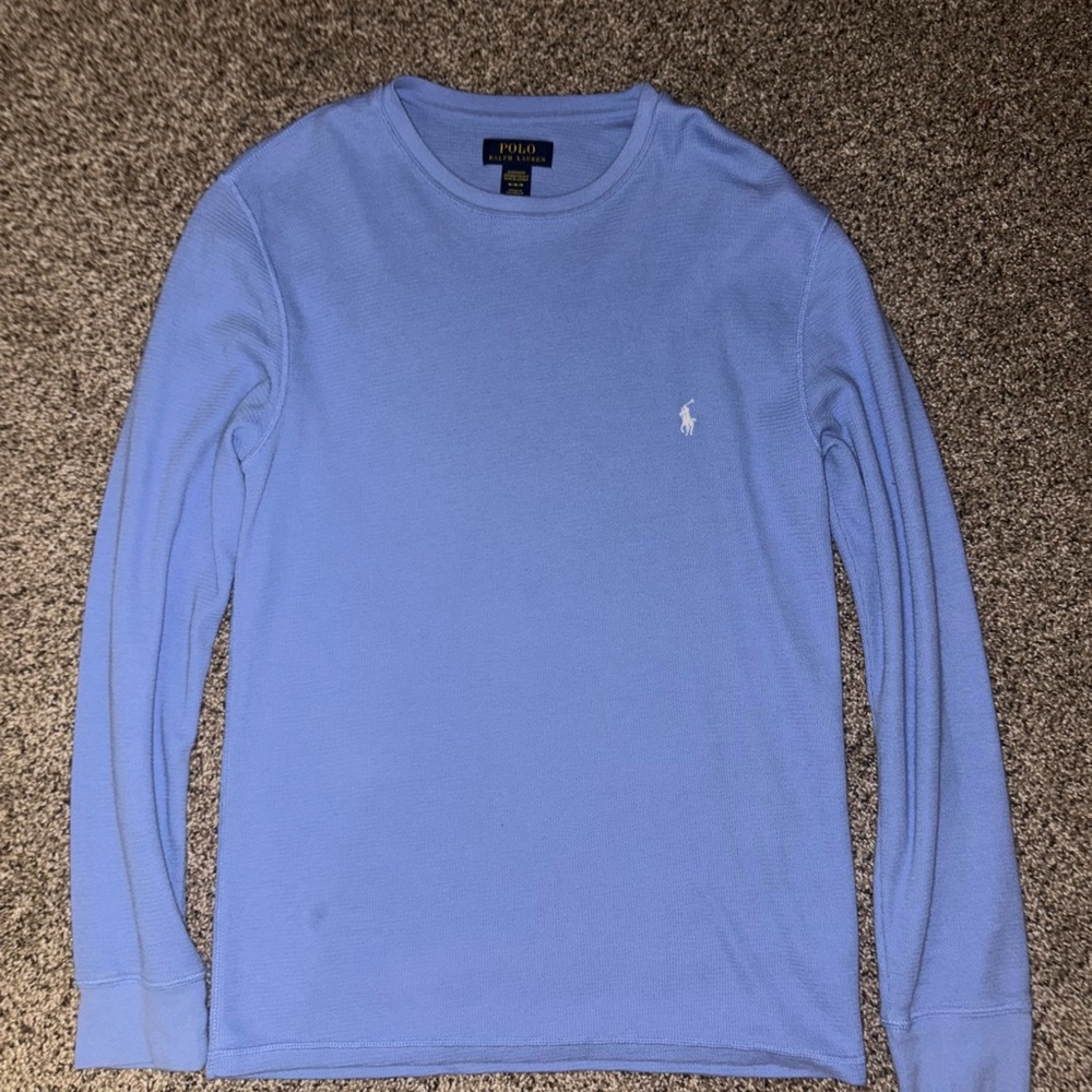 Polo by Ralph Lauren Blue Long Sleeve Tee